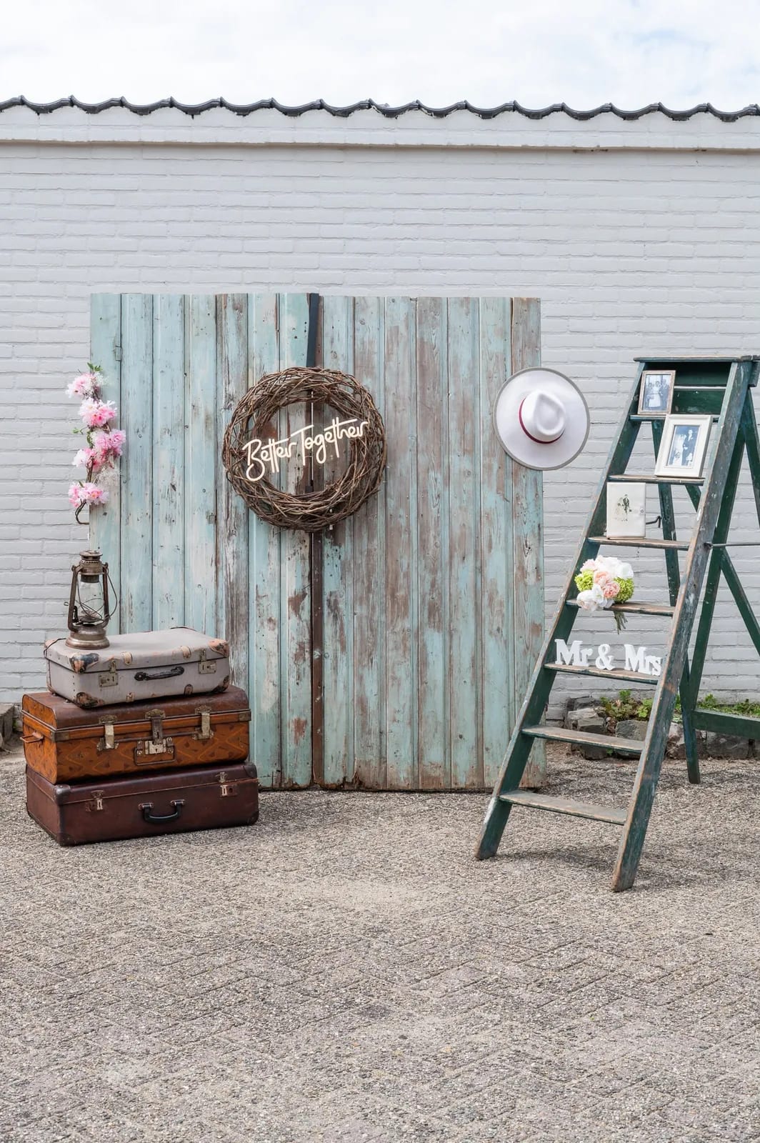 Aankleding van een trouwlocatie door Libelle Bruiloft Styling